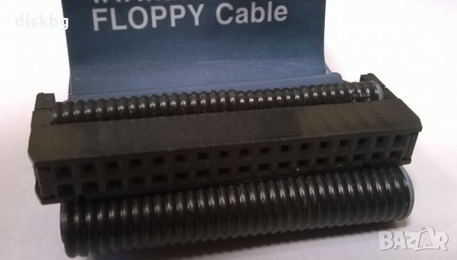 Нов лентов кабел за флопи - Floppy cable, снимка 2 - Кабели и адаптери - 27711446