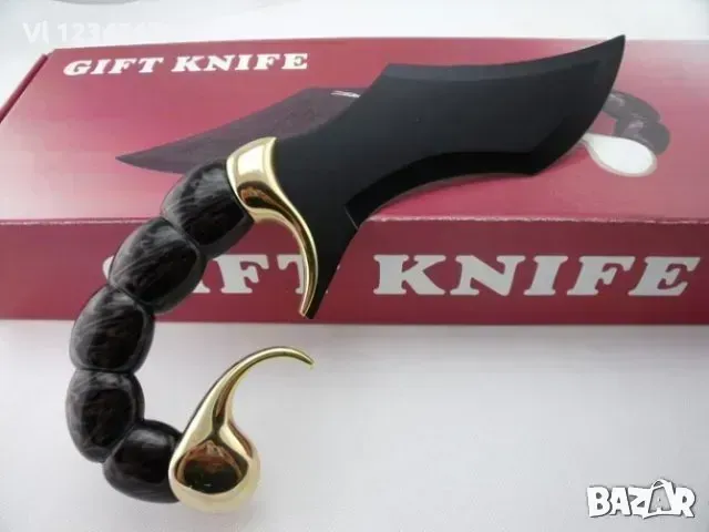 Колекционерски нож с форма и дизайн на Скорпион+стойка, снимка 1