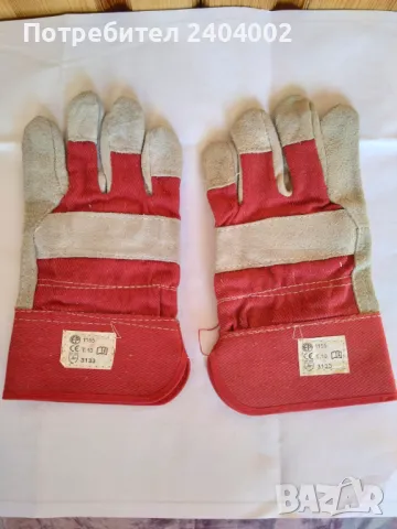 Нови работни кожени ръкавици,огнеустойчиви-5чифта, снимка 3 - Ръкавици - 48002811