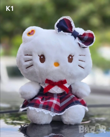 Плюшени играчки Кити Куроми, Hello Kitty Kuromi Melody 30см, снимка 2 - Плюшени играчки - 52593653
