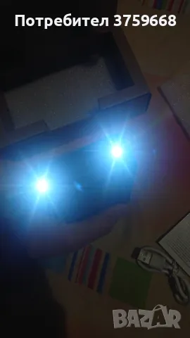 Пауърбанк мощен 20000 mah, 1 мини usb и 1 тип "c"за зареждане на банката , и 2 Usb A за др. уреди, снимка 3 - Други - 49031010