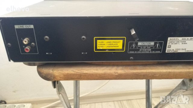 CD player SONY CDP-397, снимка 2 - Аудиосистеми - 39086155
