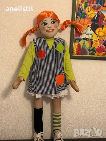 Кукла Пипи дългото чорапче 115 см., снимка 2 - Други стоки за дома - 39874937