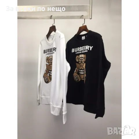 Унисекс блуза✅Дамска блуза Burberry✅Мъжка блуза Бърбъри - 4 цвята и 2 модела Код LFS165, снимка 4 - Блузи с дълъг ръкав и пуловери - 47859153