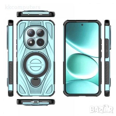 Защитен калъф WANLONFENG XH за Xiaomi Redmi Note 15 Pro+ 5G / Poco M8 Pro 5G със Стойка - PC+TPU, Вк, снимка 4 - Калъфи, кейсове - 53285648