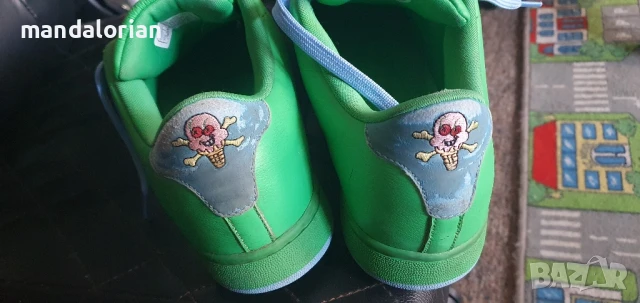 BBC X Reebok Ice Cream Board Flip 2 Island Green Shoes   Pharrell Williams , снимка 4 - Кецове - 50737431