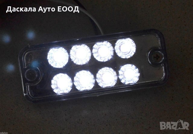 Диодни LED Лед габарити светлини , БЕЛИ , 12-24V HN166 , снимка 1 - Аксесоари и консумативи - 35424278