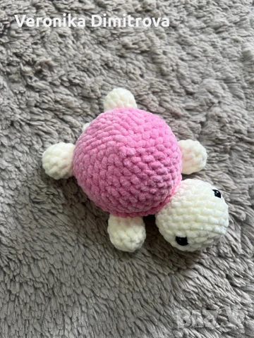 Плетени играчки-костенурки , снимка 3 - Плюшени играчки - 50748319