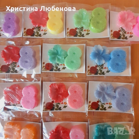 Сапунчета за 8 март, снимка 17 - Изкуствени цветя - 48733801