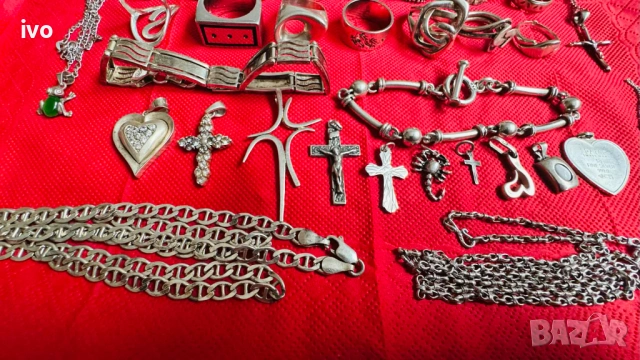 Сребърни бижута проба 925, 262 грама, снимка 2 - Обеци - 53134224