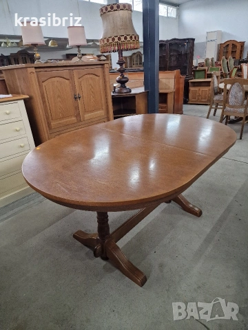 Трапезна Разтегателна Масивна Маса-внос от Германия!