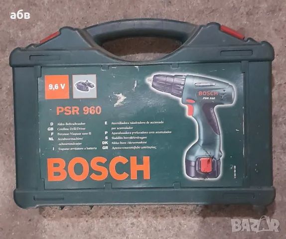 Винтоверт Bosch Бош PSR 960, снимка 3 - Винтоверти - 49730517