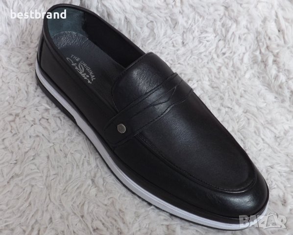 Мокасини, естествена кожа, код 630/79