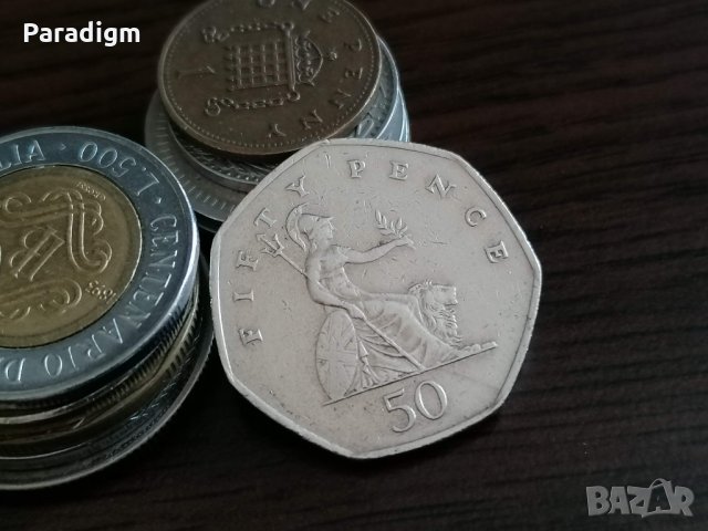 Монета - Великобритания - 50 пенса | 1998г., снимка 1 - Нумизматика и бонистика - 35233948