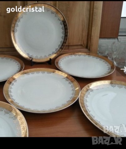 Стар порцелан Чехословакия сервиз за хранене , снимка 14 - Антикварни и старинни предмети - 36166730