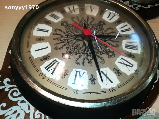 антика часовник с барометър 2606212037, снимка 3 - Антикварни и старинни предмети - 33342591