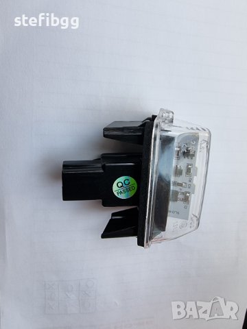 LED светлини за заден регистрационен номер Тойота, снимка 4 - Аксесоари и консумативи - 38558478