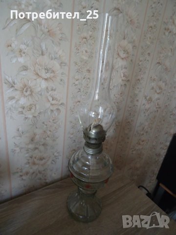 Голяма газена лампа, снимка 1 - Антикварни и старинни предмети - 40541252