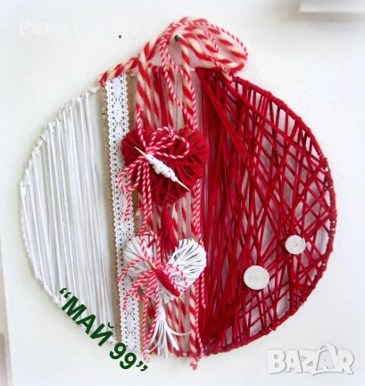 Пано мартеница за баба Марта, снимка 3 - Пана - 53450461