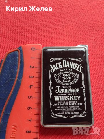 МЕТАЛНА ЗАПАЛКА JACK DANIELS МНОГО КРАСИВА СТИЛЕН ДИЗАЙН ПЕРФЕКТНО СЪСТОЯНИЕ ЗА КОЛЕКЦИОНЕРИ 33916, снимка 8 - Запалки - 39125120