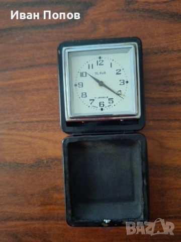 Мехничен будилник тристически,  Руски - Слава, работи