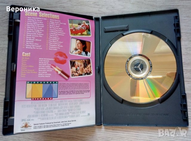 Legally Blonde (DVD, 2001) Special Features, снимка 2 - DVD филми - 38814634