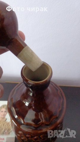 Комплект керамични бутилка и чаши - СССР, снимка 5 - Други ценни предмети - 33047784