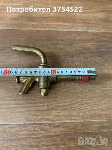 Месингов кран за бъчви, снимка 2 - Антикварни и старинни предмети - 51115831