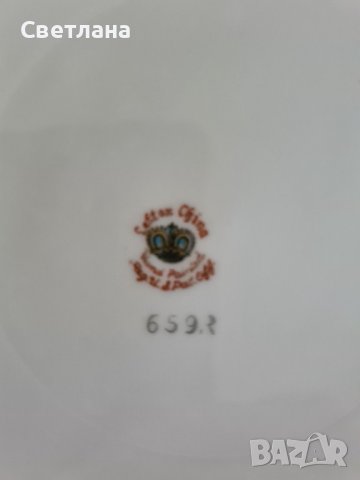 Красива чиния на Lefton China , снимка 4 - Чинии - 37948610