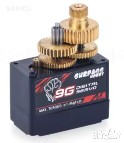 Микро Серво мотор за RC модел, снимка 6 - Друга електроника - 53309194