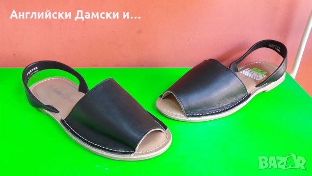 Английски дамски сандали естествена кожа-3 цвята, снимка 3 - Сандали - 28539424