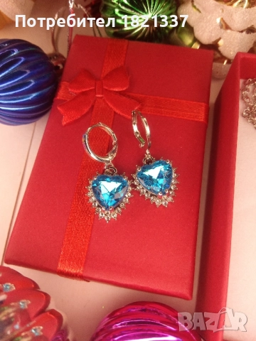 Комплект колие и обици , снимка 5 - Бижутерийни комплекти - 52741709