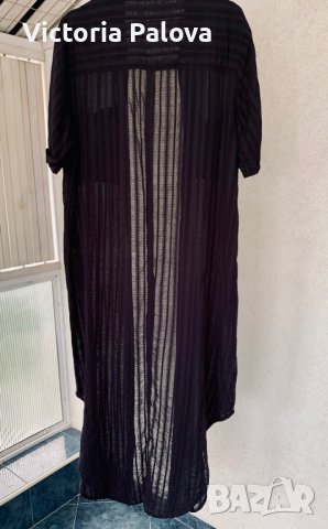 Дълга рокля-риза-наметало NEUW, снимка 6 - Рокли - 37956861