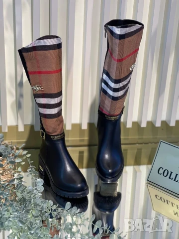 дамски ботуши burberry chanel louis vuitton , снимка 2 - Дамски ботуши - 51395577