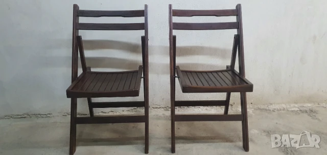 Сгъваеми столове винтидж антики, снимка 4 - Антикварни и старинни предмети - 49592276