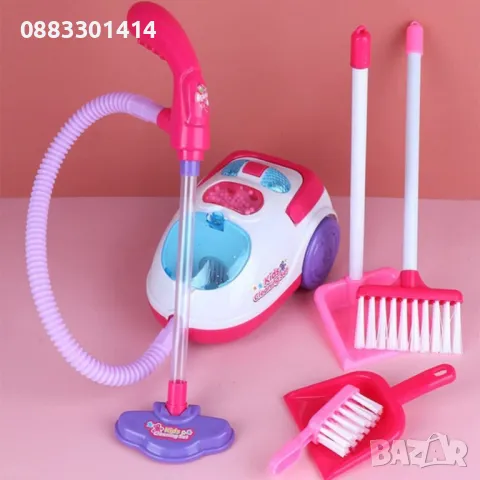 Детска прахосмукачка със звук Комплект за почистване , снимка 2 - Други - 49219912
