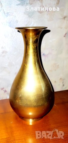 Месингова ваза, снимка 3 - Вази - 43718481