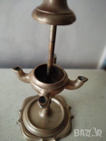 стара газена лампа за декорация, снимка 3 - Други ценни предмети - 42991577