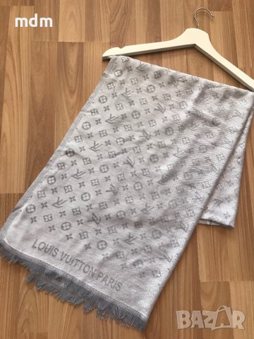 Висок клас маркови дамски и мъжки шал Gucci и Louis Vuitton, снимка 2 - Шалове - 37943013