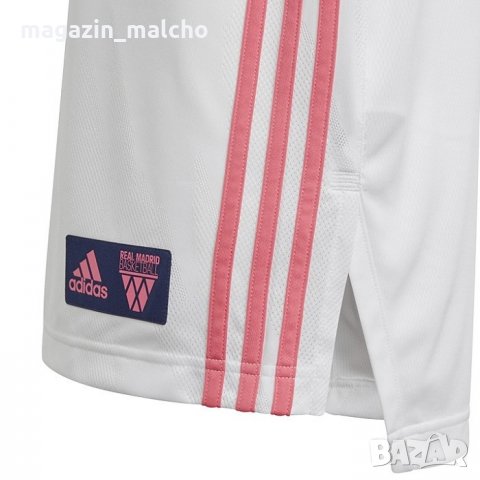 Детска Тениска - ADIDAS RMCF Real Madrid Baloncesto Basketball Home Jersey;размери:от 116 до 164 см., снимка 4 - Баскетбол - 35544081
