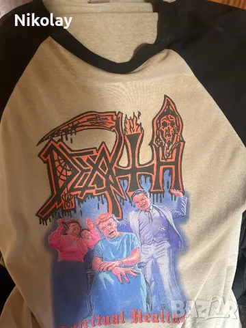 DEATH блуза 2XL Official merch. vintage 1990 Spiritual Healing , снимка 1 - Блузи - 48530955