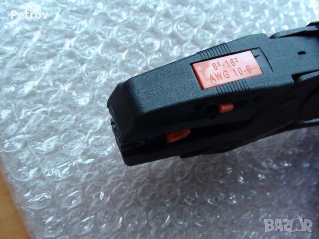 Weidmüller Stripax 16 - MADE IN GERMANY -Profi Автомат. Клещи за сваляне кабелна изолация 6/10/16mm², снимка 6 - Клещи - 50944296