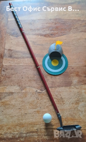 голф комплект за офиса говорещ при успешен удар със звук и чанта, снимка 4 - Голф - 52085554