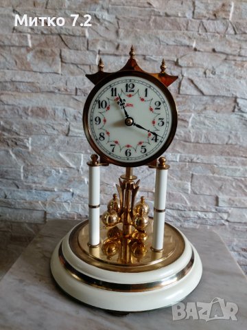 Настолен годишен механичен часовник, снимка 3 - Антикварни и старинни предмети - 40577375