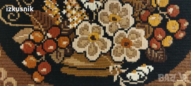 Голямо стенно пано от вълна, ръчно, снимка 3 - Декорация за дома - 47895480