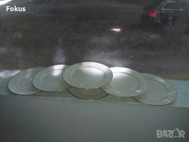 Порцелан Fein Bayreuth Bavaria лот 6 чинии, снимка 2 - Антикварни и старинни предмети - 53422825