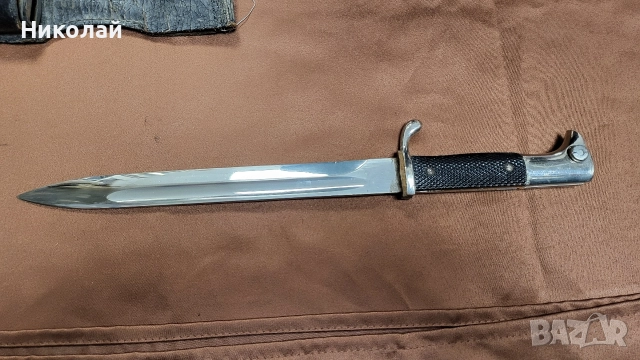 Щик, нож Германия маузер к98 ВСВ, снимка 8 - Антикварни и старинни предмети - 52997275