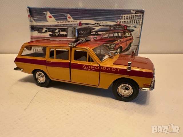 Ссср 1/43,Ussr 1/43, Волга Газ 24 Аерофлот, снимка 2 - Колекции - 53184772