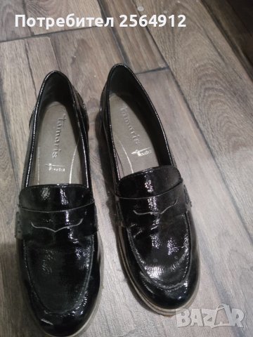 Продавам дамски черни лачени обувки , снимка 2 - Дамски ежедневни обувки - 39073458