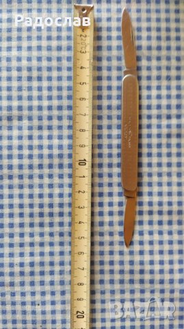 GERLACH старо ножче с две остриета , снимка 4 - Ножове - 40531627